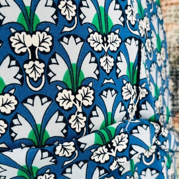 Max Studio Floral Print Shirt Dress Size S Belted Half Sleeve Collared x Studio - Picture 5 of 10